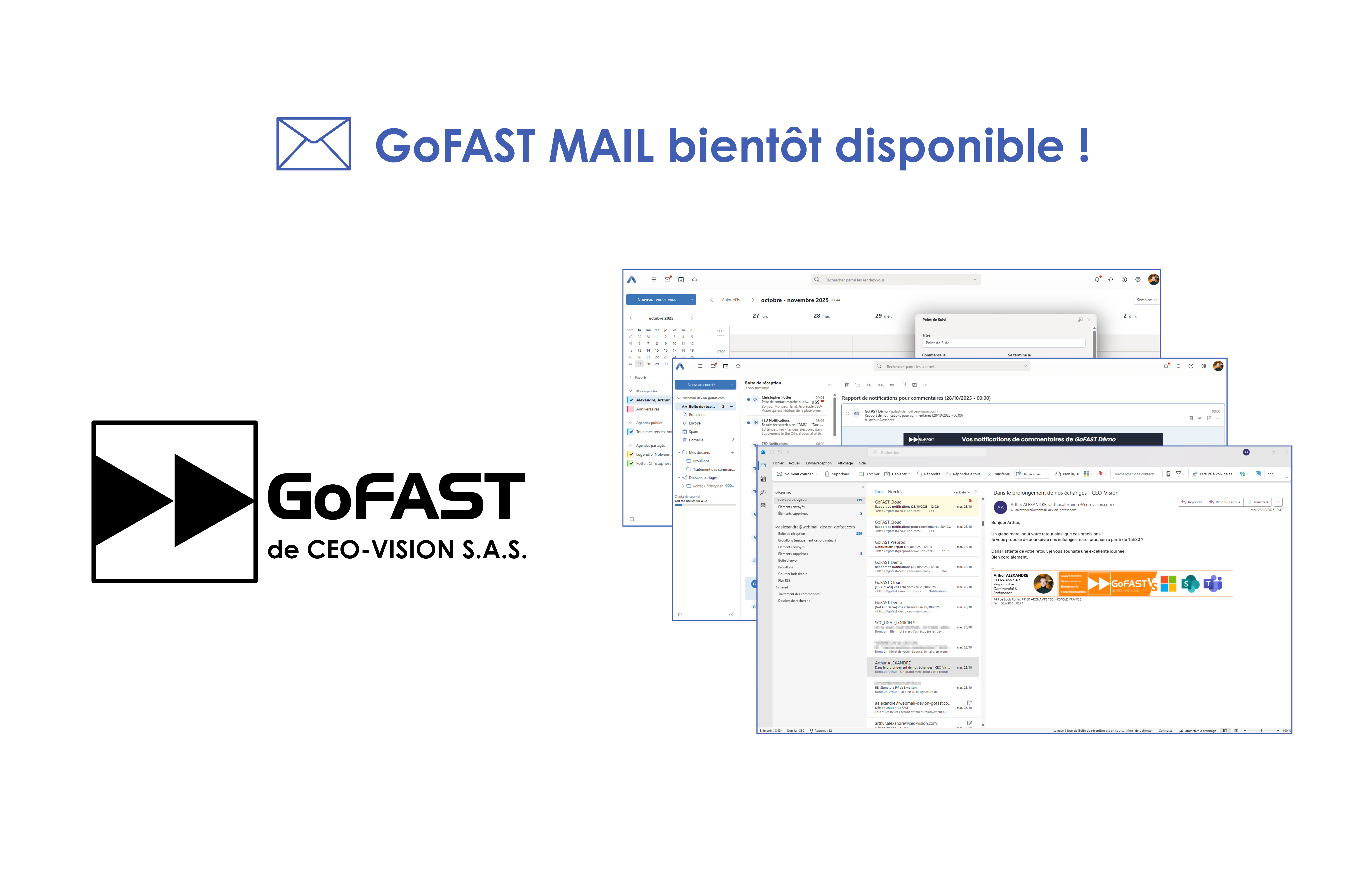 GoFAST Mail – Messagerie collaborative et souveraine
