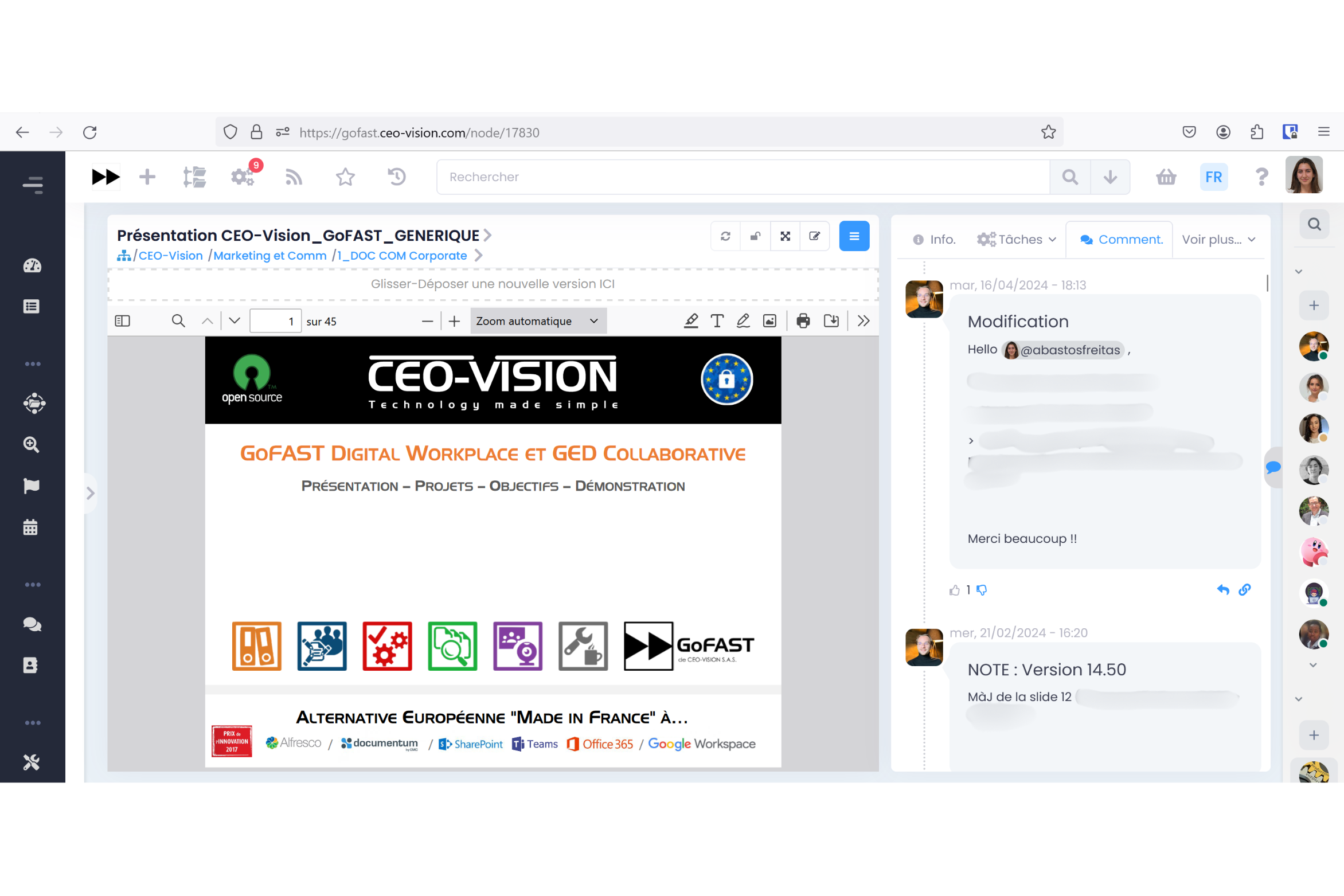 interface gofast conviviale