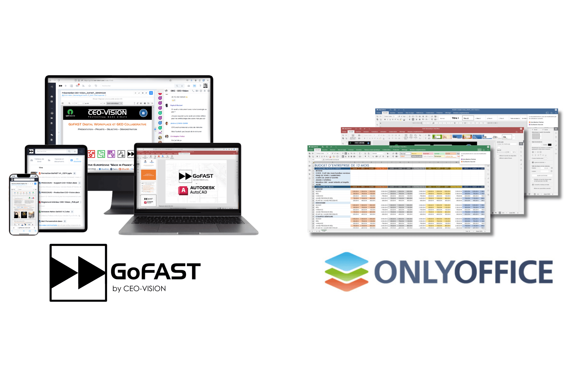 GoFAST et OnlyOffice : Une Collaboration pour une Gestion Documentaire Optimisée